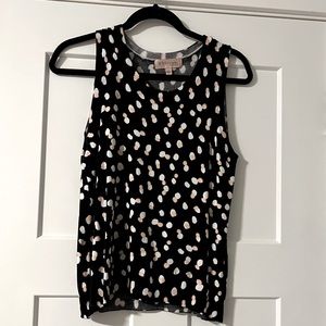 Philosophy Sweater Tank Top- Polka Dot